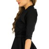 BlackButterfly Tailored 3/4 Sleeve Bolero (Black, S)