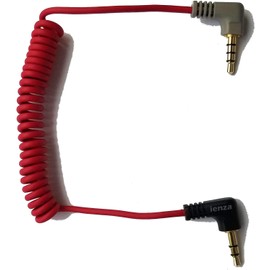 IENZA Replacement 3.5mm TRS to 3.5mm TRRS Patch Adapter Cable for External Compact On-Camera Microphone VideoMicro Mics