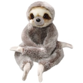 Carl Dick Sloth with Velcro on hand and foot, plush toy, cuddly toy, approx. 22 cm, sitting, approx. 53 cm hanging 3489