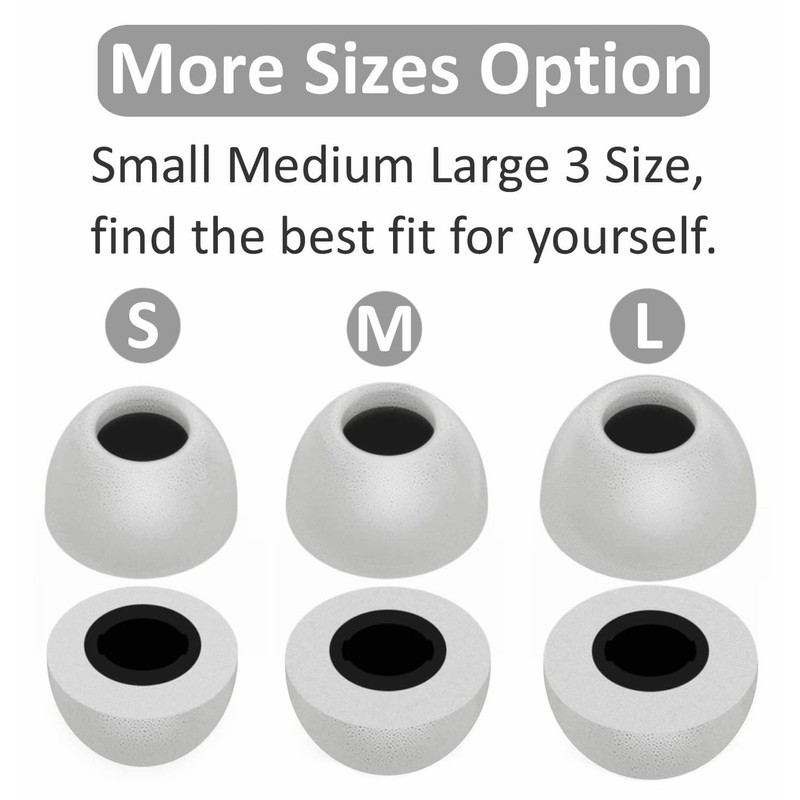 Memory Foam Tips Compatible with Beats Fit Pro/Studio Buds, Mixed