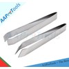 AAProTools (Set of 2) Fish Bone Tweezers 5-Inches Stainless Steel