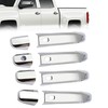 GXARTS 4PCS Chrome Door Handle Cover with 4 Smart Key