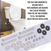4 Pack THU833-A Toilet Seat Bolts Hardware Kit Compatible with