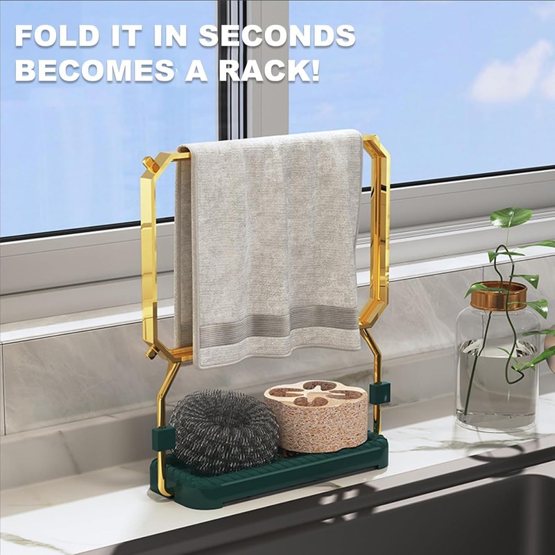 Rotatable Kitchen Sink Strainer with 100 Pcs Filter Mesh Bags,Waste