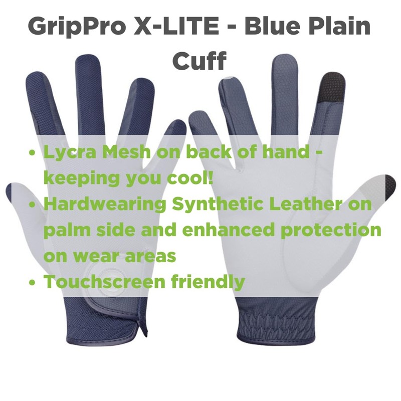 eGlove - eQUEST GripPro X-LITE Horse Riding Gloves - Lightweight,