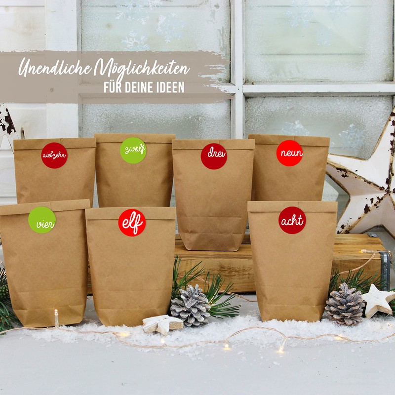 24 Advent Calendar Numbers-Sticker-No. 7