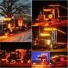 PSDRIQQ 40 Pack 6 LED Trailer Marker Light, DC12-24V Clearance
