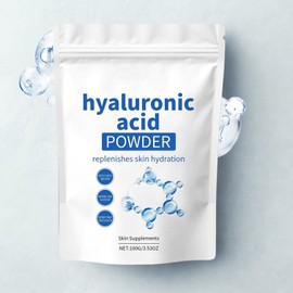 Hyaluronic Acid Powder-Hyaluronic Acid Powder-for Skin Care, Moisturizing Ingredient for Facial Serum & Skin Moisture (100g)