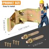 Kerf Mount Corner Bracket, Set of 4 Surface Mount Corner