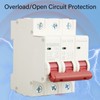 3P Direct Current Circuit Breaker Practical Small Circuit Breaker for
