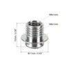 PATIKIL 3pcs Screw Reducing Nuts M8 Male to M6 Female