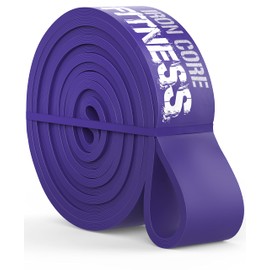 Purple Resistance Bands Crossfit Gym Heavy Duty Pull Up. Fitness Rubber Training Band for Workout Stretching Flexibility Mobility Power.