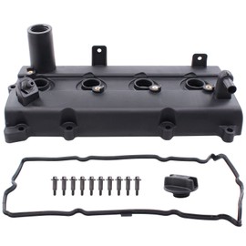 NewYall 2.5L Engine Valve Cover with Gasket Bolts and Oil Cap for Nissan Frontier 2.5L L4 2005-2019