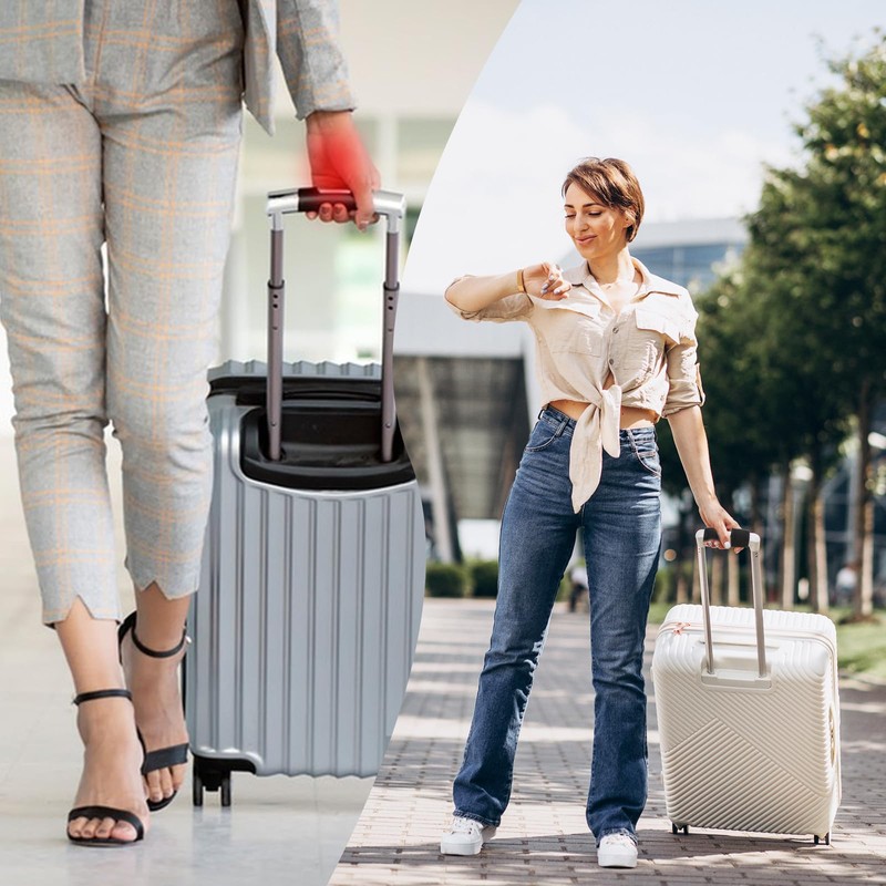 2 Pcs Luggage Handle Wraps Soft Suitcase Handle Wraps Luggage