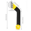 Coitak Tile Grout Saw Angled Grout Saw with 3 Pieces