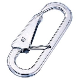 Stainless Steel Hardware Snap Hooks C Shape Wire Diameter 8 mm Total length 98 mm Working Load Limit 60kgf