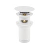 Drain Fitting for Sinks with and without Overflow, Click-Clack Valve