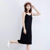 Summer Resort Long Sleeveless Beach Slip Dress White Dress