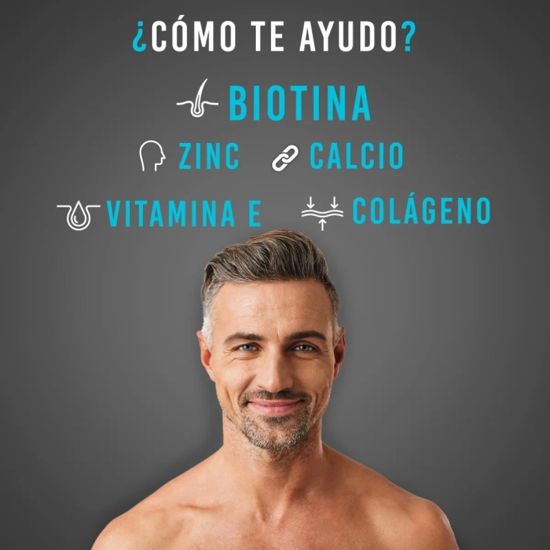 Biotina Colágeno Vitamina Zinc Calcio Cápsulas Lifeed5