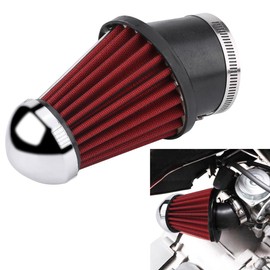 Filtro de Entrada de Entrada de Aire de Coche de 63 MM / 2,5 Pulgadas, Limpiador de Espuma de Hongo, Filtro de Aire de Abrazadera Universal de Alto Fl