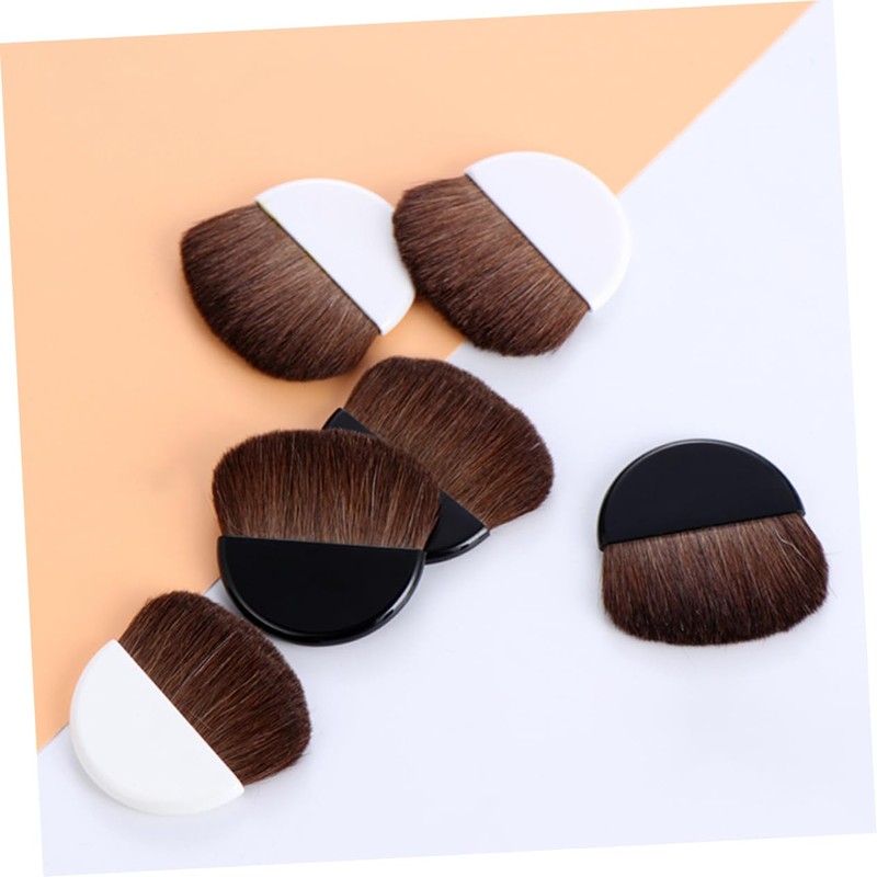 FOMIYES 2sets Professional Makeup Brush Blush Brush Set Portable Horsehair