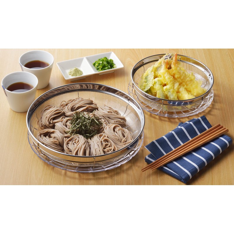 Yoshikawa SJ3356 Strainer Shallow Shape, Made in Japan, 7.5 inches