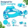 2-Pack Inflatable Pool Chairs for Adults – Floating Hammock Loungers