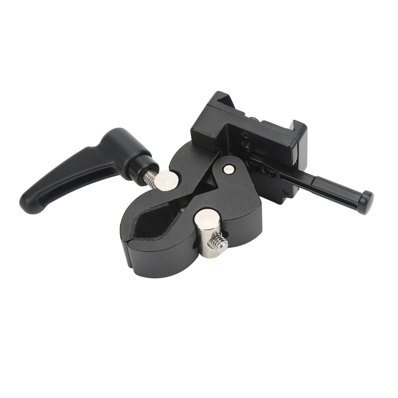 V Lock Battery Adapter with Crab Clamp Aluminum Alloy Mount