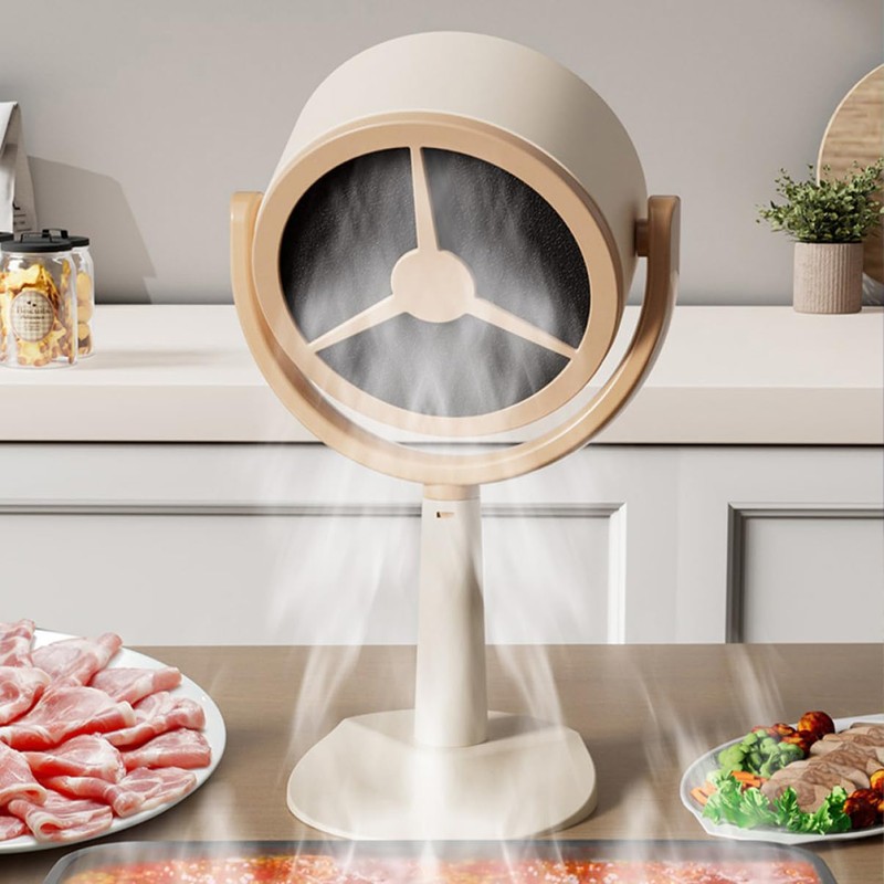 Mipcase Portable Mini Extractor Fan Compact Tabletop Range Hood for