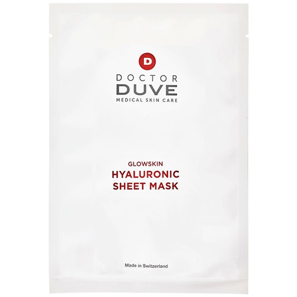 Dr. Duve Medical Glowskin Hyaluronic Sheet Mask ,