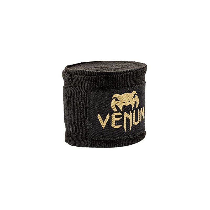 Venum, Kontact Boxing Hand Wraps, Men's, 4.5m, Black/Gold