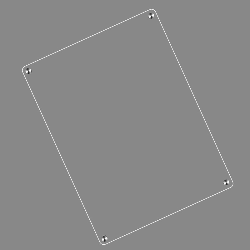 Clear Acrylic Magnetic Monthly and Weekly Planning Board for Fridge