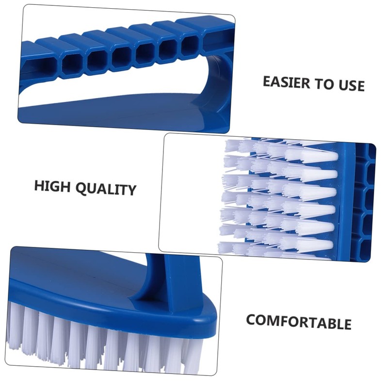 Mipcase 2pcs Heavy Duty Pool Cleaning Brush Handheld Scrub Brush