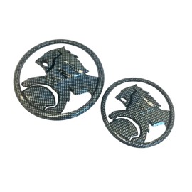 GTOG8TA 14-17 Chevy SS Holden Lion Front Grille Rear Trunk Emblem Badge VF Carbon Fiber