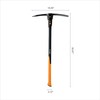 Fiskars Pro IsoCore Dual-Ended Pickaxe and Hoe – 36-Inch Shock-Absorbing