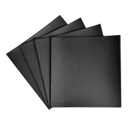 4 Pieces Adhesive Foam Padding 1/4 in Thick X 6 in X 6 in, Anti Vibration Pads, Closed Cell Foam Pads for Anti-Slip, Shock Absorption