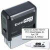 ExcelMark Custom Self Inking Rubber Stamp - Up to 4