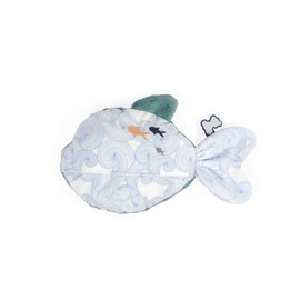 Kaloo - Petit Calme - Beruhigendes Plüschtier für Babys - 25 cm Fisch, Grün - Wärmekissen mit Heißem/Kaltem Effekt - Sehr Weiches Material - Abnehmbarer Bezug - Ab Geburt, K970703