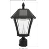 Gama Sonic Baytown II, Outdoor Solar Light and 3" Pole