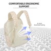 Lrenagao 3Pcs Corduroy School Backpack for Girls, Kids Large Capacity