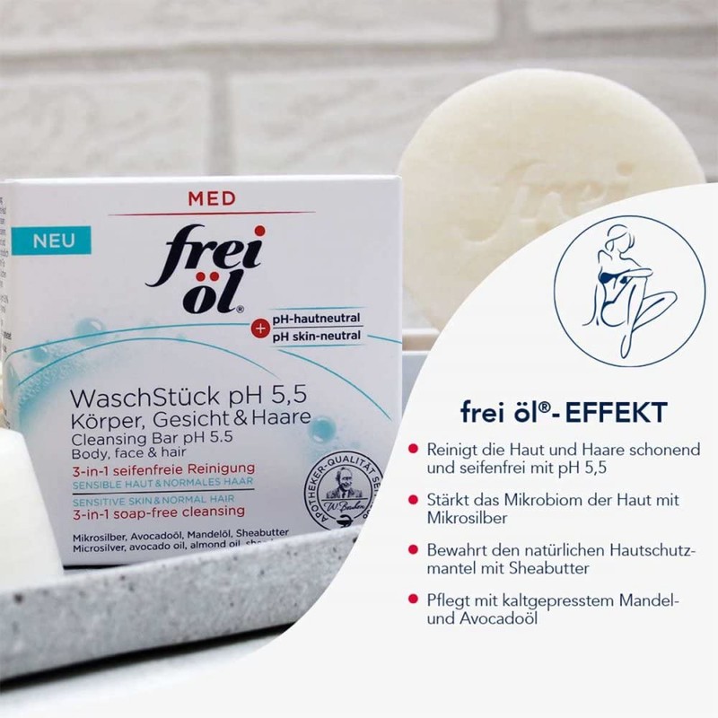 FREI ÖL WaschStück pH 5.5 Body Face Hair 90 g
