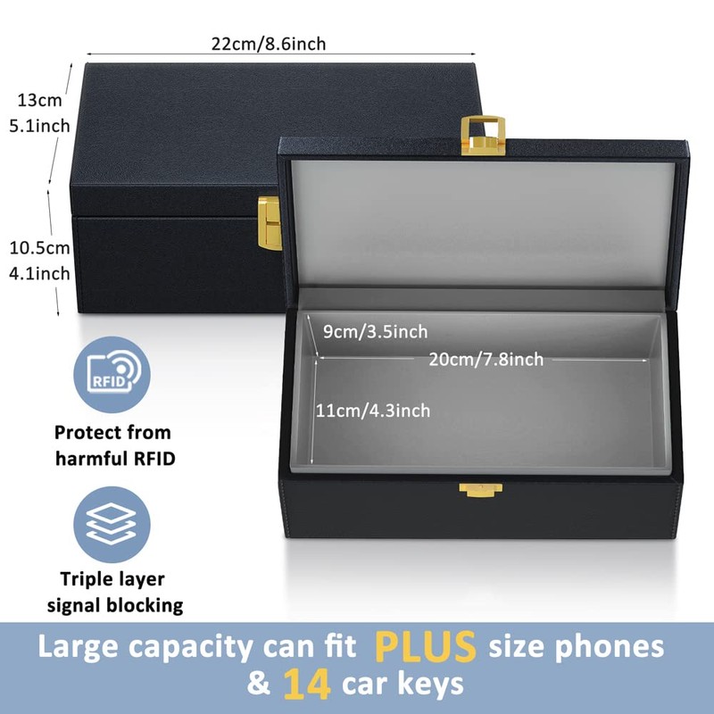 Samfolk Faraday Box with Faraday Bags for Car Keys, Car