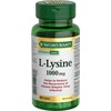 Nature's Bounty L-Lysine - 1000 mg - 60 Tablets