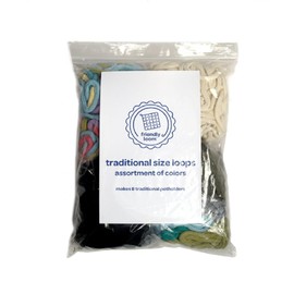 friendly loom | Mixed Pack - 7” Traditional-Sized Potholder Weaving Loops | Craft 8 Cotton Potholders