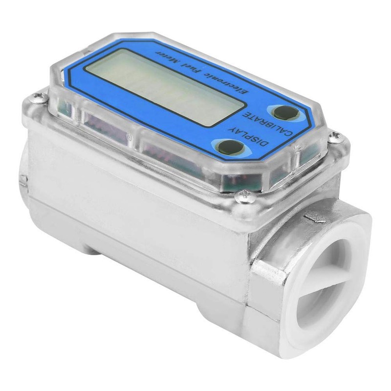 MAGT Digital Turbine Flowmeter, Mini Fuel Flow Meter 15-120L 1