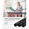 SONGMICS Clothes Drying Rack, Foldable 2-Level Laundry Drying Rack, Free-Standing
