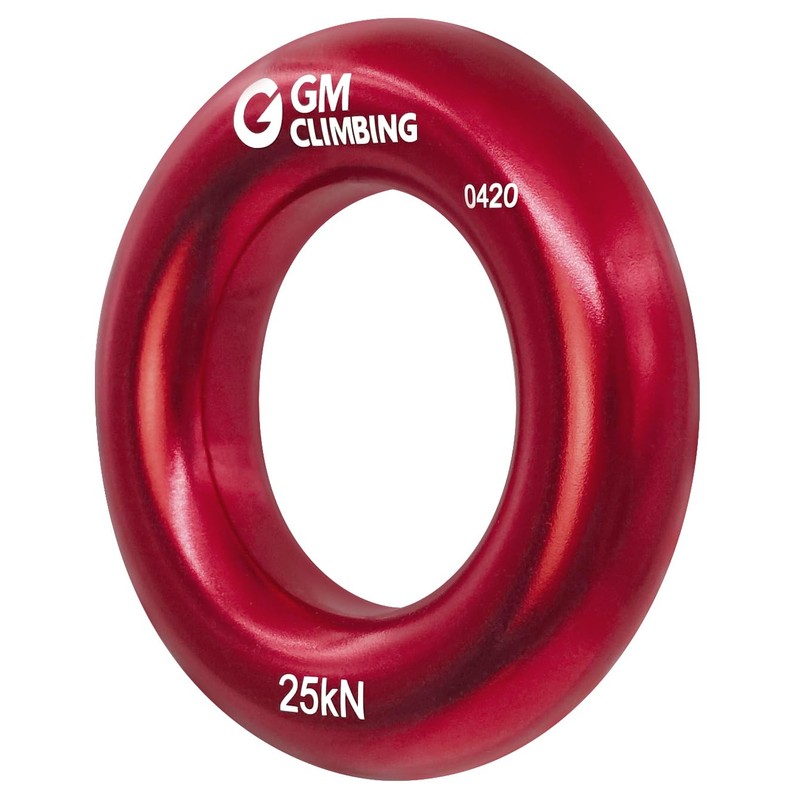 GM CLIMBING Small 25kN Aluminum Lapel Ring Climbing Friction Saver