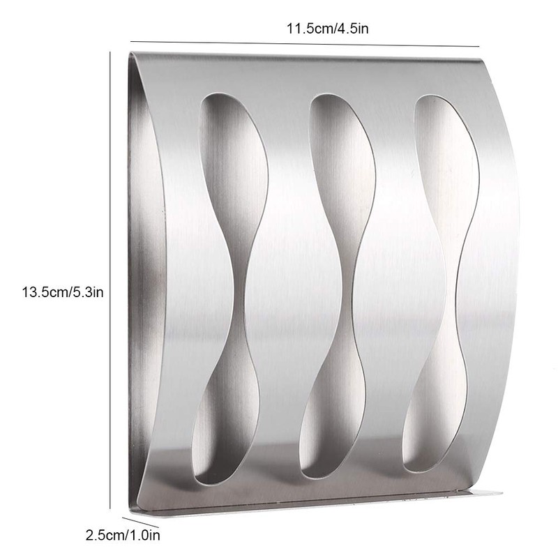 MOUMOUTEN Household Wall-Mounted Stainless Steel Toothbrush Holder - Modern Bathroom