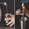 barmate Bell Jigger, Stainless Steel Measuring Cup with Filling Lines