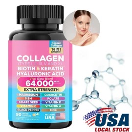 Unbranded 3PCS Collagen Pills Peptides Types I, II, III, V & X - NEW ~ SHIPS FROM USA